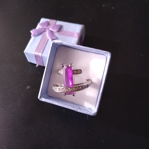 💜 Authentic Amethyst Deco Ring 💜 - Picture 8 of 8